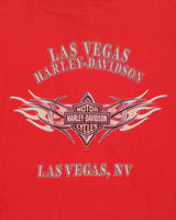 Vintage Y2K 2006 Harley Davidson Las Vegas Distressed Long Sleeve T-Shirt - XL