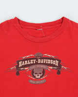 Vintage Y2K 2006 Harley Davidson Las Vegas Distressed Long Sleeve T-Shirt - XL