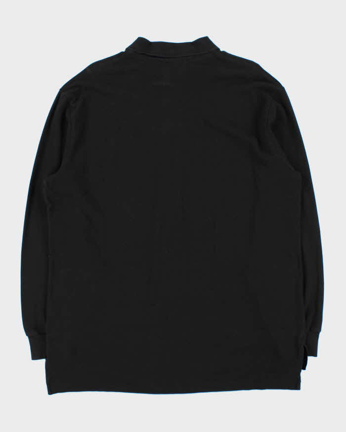 Vintage Y2K 00s Polo Ralph Lauren Crest Long Sleeve Polo Shirt - XL