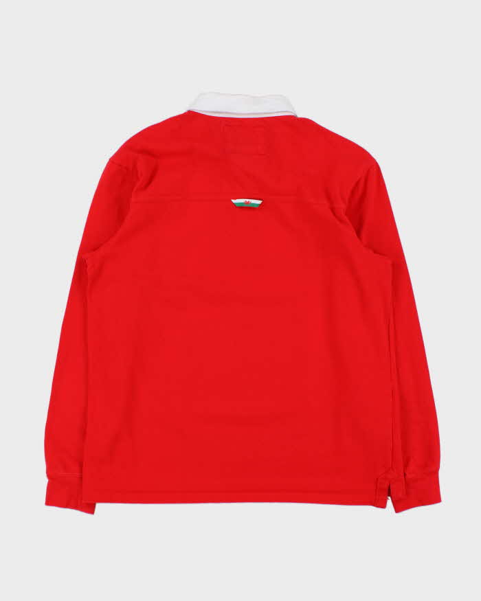 Vintage Y2K 00s Heritage Wales Long Sleeve Rugby Shirt - M