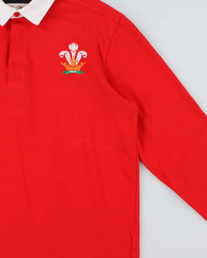 Vintage Y2K 00s Heritage Wales Long Sleeve Rugby Shirt - M
