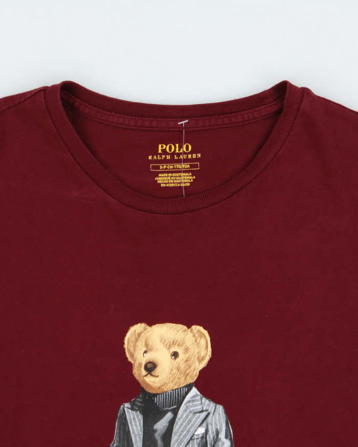 Vintage Polo Bear Ralph Lauren Crewneck Long Sleeve T-Shirt - S