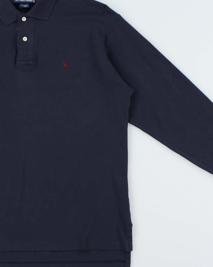 Vintage 1990s Polo Ralph Lauren Long Sleeve Polo Shirt - M