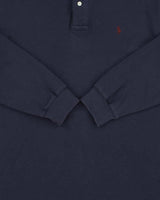 Vintage 1990s Polo Ralph Lauren Long Sleeve Polo Shirt - M