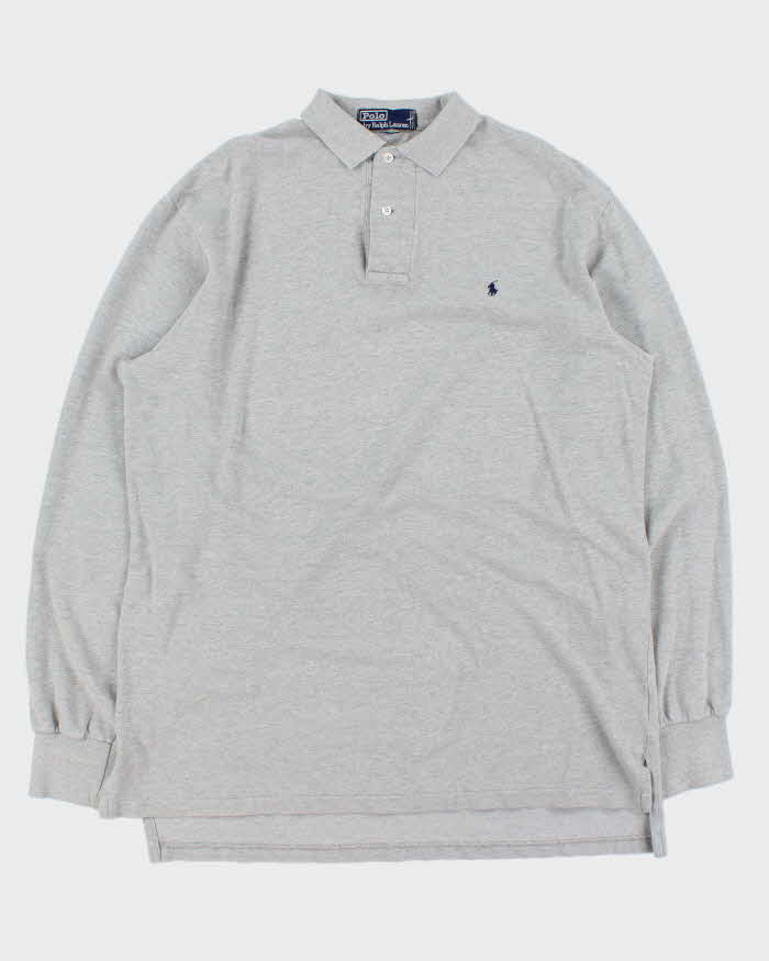 Vintage Y2K 00s Polo Ralph Lauren Long Sleeve Polo Shirt - XL