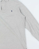 Vintage Y2K 00s Polo Ralph Lauren Long Sleeve Polo Shirt - XL