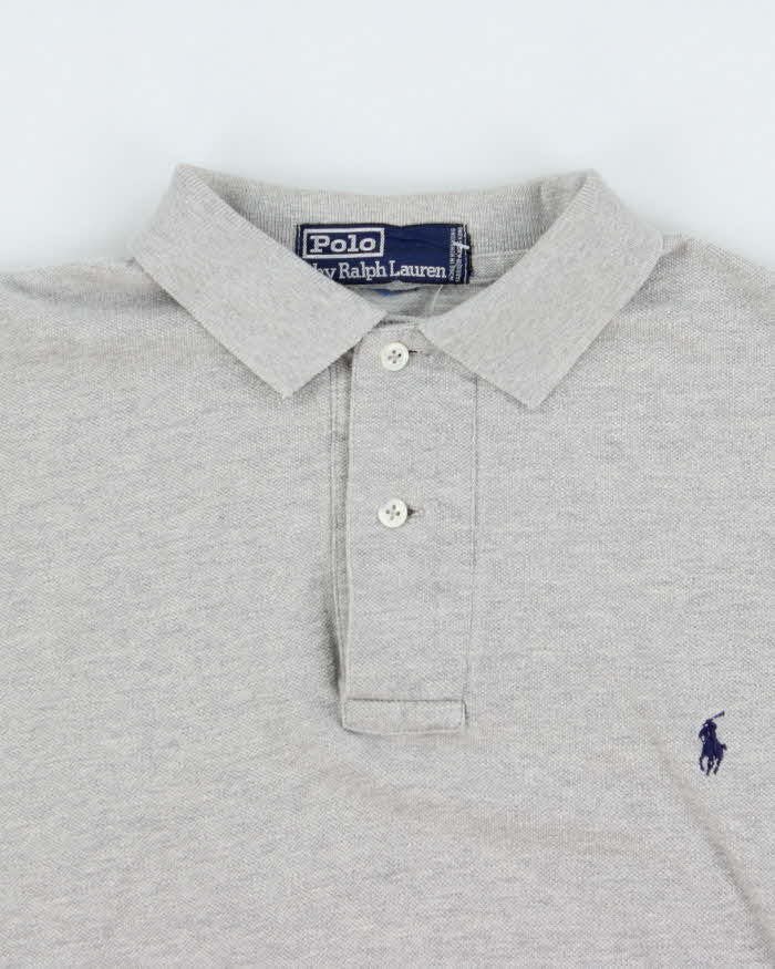 Vintage Y2K 00s Polo Ralph Lauren Long Sleeve Polo Shirt - XL
