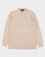 Vintage Y2K 00s Polo Ralph Lauren Long Sleeve Oversized Polo Shirt - S