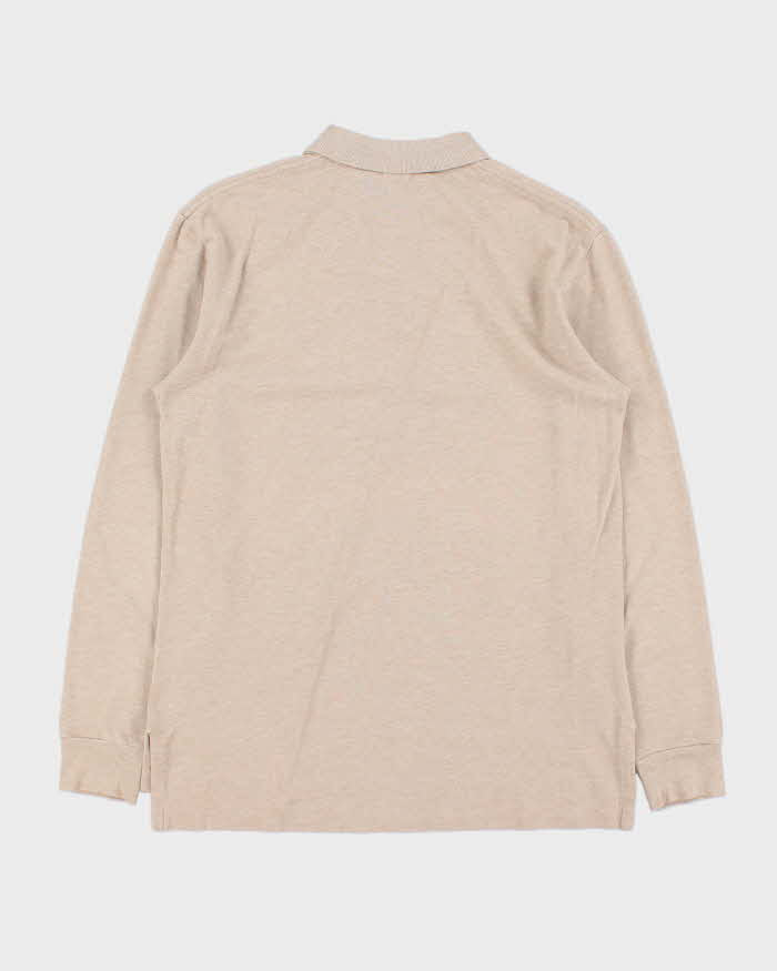 Vintage Y2K 00s Polo Ralph Lauren Long Sleeve Oversized Polo Shirt - S