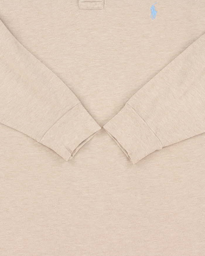 Vintage Y2K 00s Polo Ralph Lauren Long Sleeve Oversized Polo Shirt - S