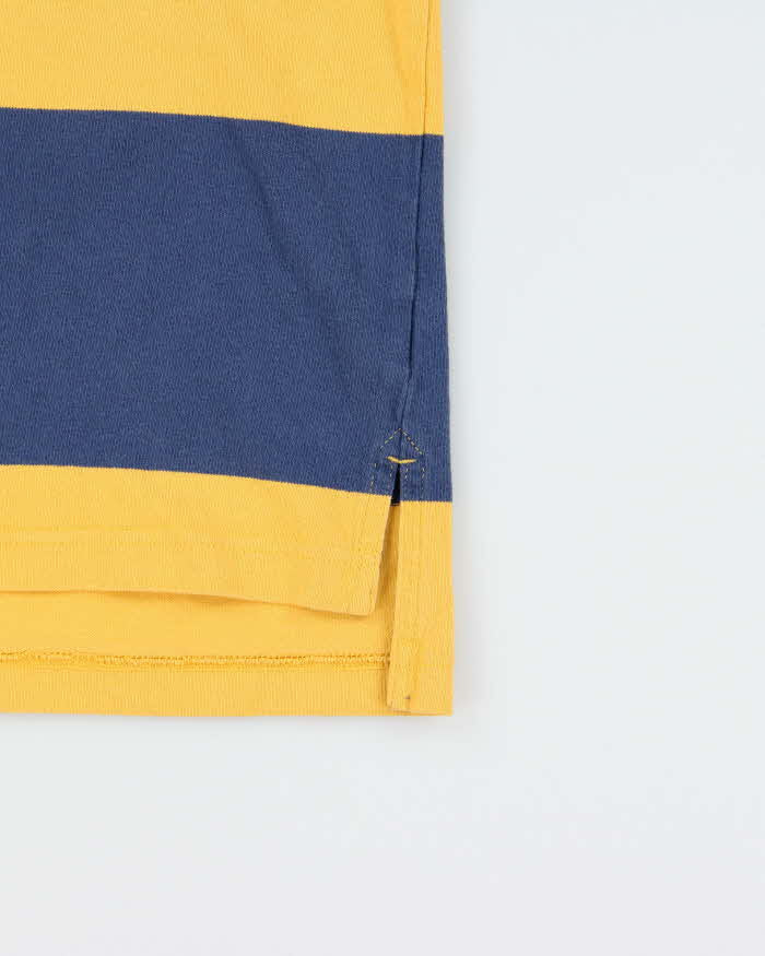 Vintage Y2K 00s Tommy Hilfiger Striped Long Sleeve Polo Shirt - M