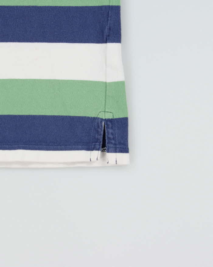 Vintage Polo Ralph Lauren Striped Classic Fit Long Sleeve Rugby Shirt - L