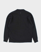 Nike Dri-Fit Heavyweight Button Down Long Sleeve Waffle T-Shirt - S