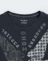 Vintage Y2K 00s DKNY Jeans Double Layer Graphic Long Sleeve T-Shirt - M