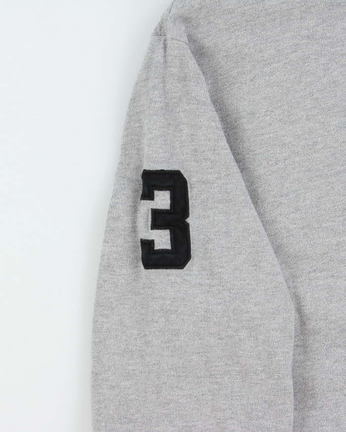 Vintage Polo Ralph Lauren Large Pony Long Sleeve Hooded Polo Shirt - XL