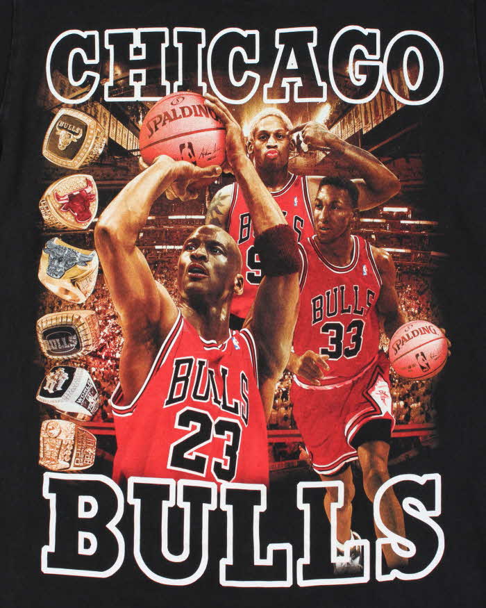 Vintage 00s Rock Tees Chicago Bulls Crewneck T-Shirt - M