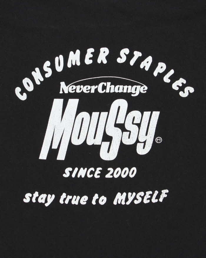 Vintage Moussy Contrast Stitch Crewneck T-Shirt - S