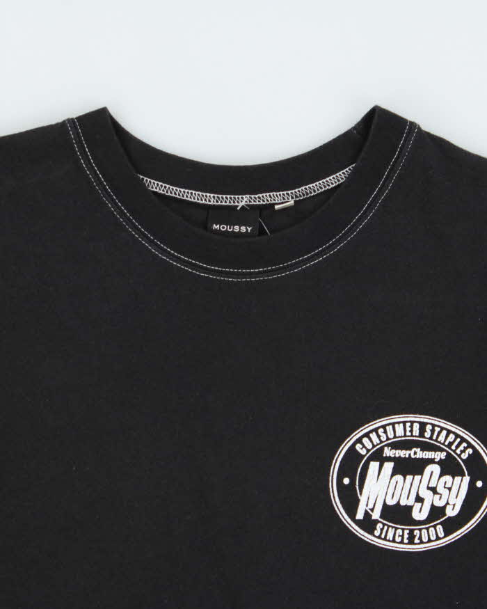 Vintage Moussy Contrast Stitch Crewneck T-Shirt - S