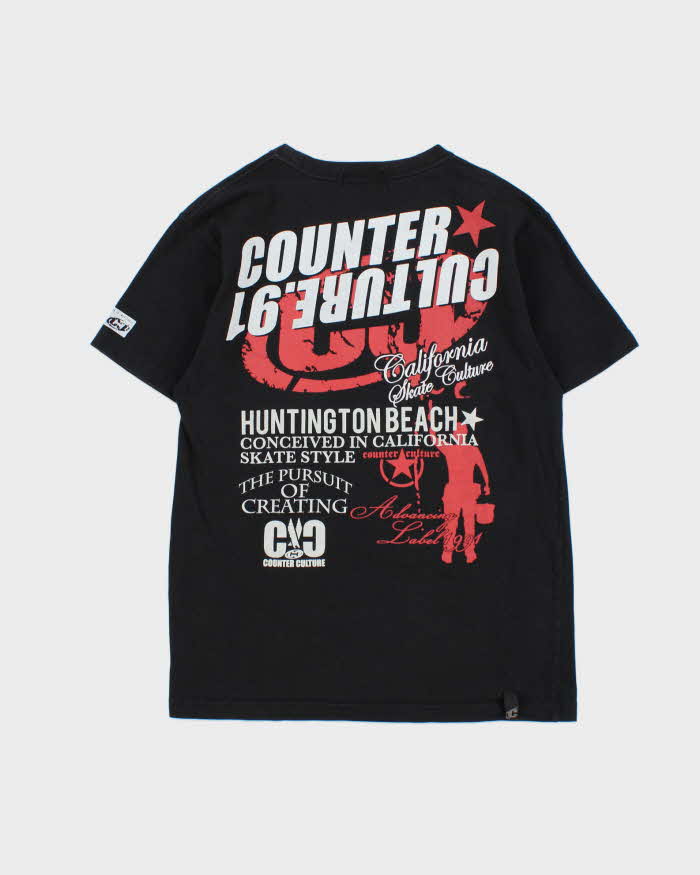 Vintage Y2K 00s Counter Culture Japan Heavyweight Crewneck T-Shirt - L