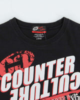 Vintage Y2K 00s Counter Culture Japan Heavyweight Crewneck T-Shirt - L
