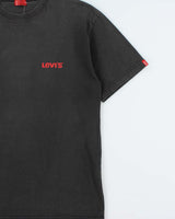 Vintage Y2K 00s Levis Japan Heavyweight Faded Black Crewneck T-Shirt - L