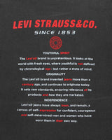 Vintage Y2K 00s Levis Japan Heavyweight Faded Black Crewneck T-Shirt - L