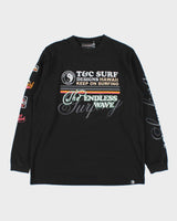 Vintage Y2K 00s T&amp;C Surf Japan Long Sleeve Crewneck T-Shirt - L