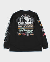 Vintage Y2K 00s T&amp;C Surf Japan Long Sleeve Crewneck T-Shirt - L