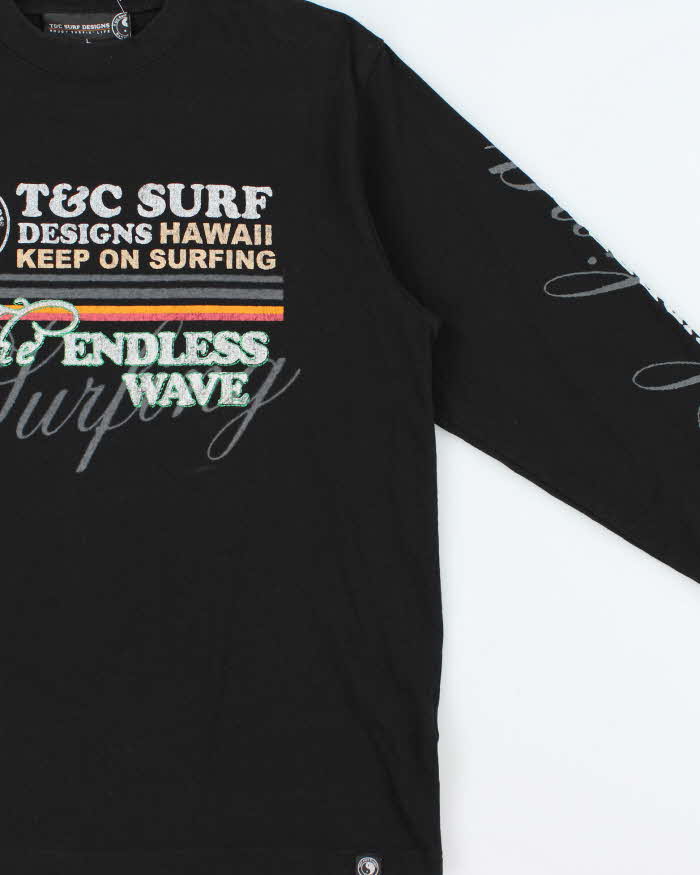 Vintage Y2K 00s T&C Surf Japan Long Sleeve Crewneck T-Shirt - L