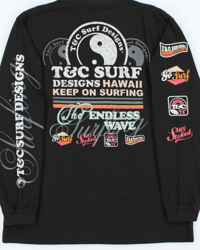 Vintage Y2K 00s T&C Surf Japan Long Sleeve Crewneck T-Shirt - L