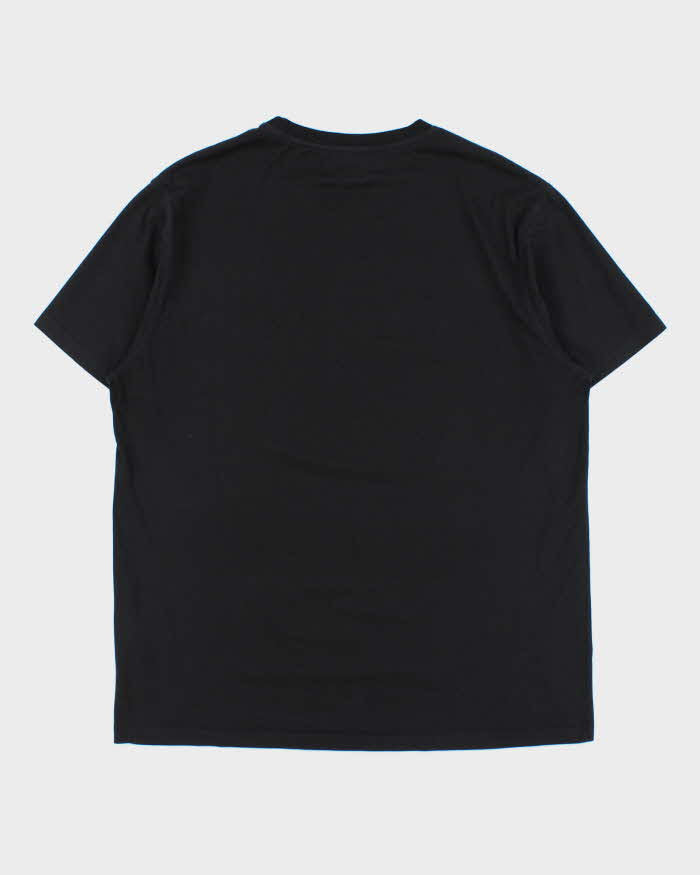 SS2020 Givenchy Rubber Logo Black Crewneck T-Shirt - M