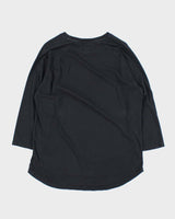 Vintage Stussy Embroidered Crewneck Raglan T-Shirt - L