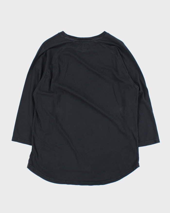 Vintage Stussy Embroidered Crewneck Raglan T-Shirt - L