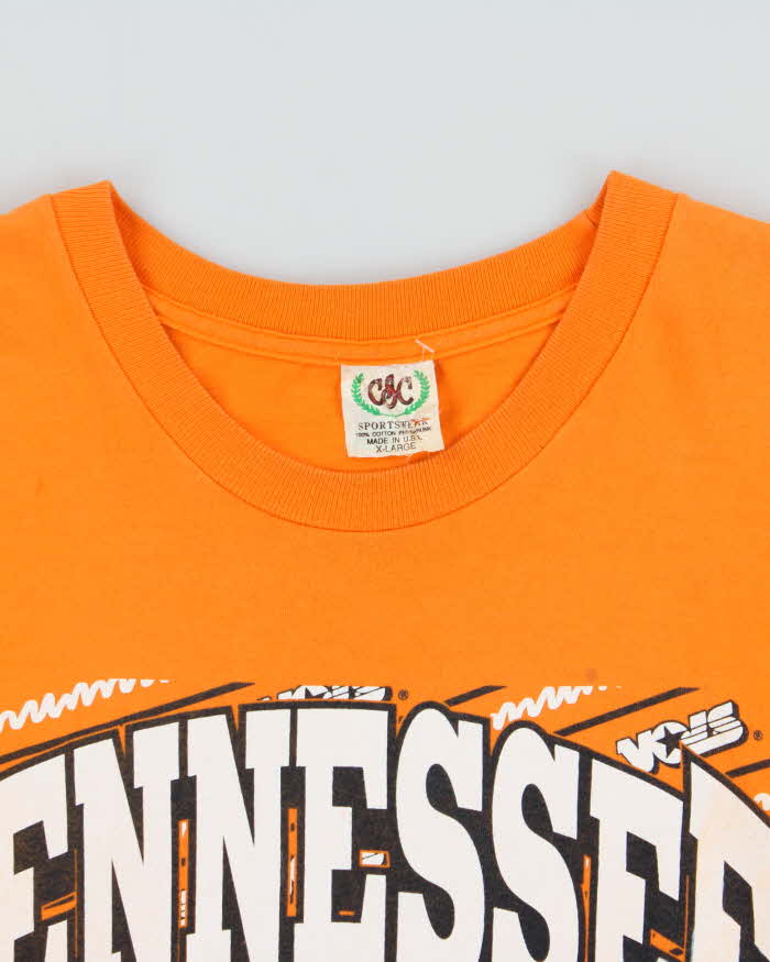 Vintage Tennessee Titans C&C Made In USA Heavyweight Crewneck T-Shirt - XL
