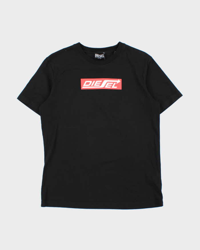 Vintage Diesel Box Logo Crewneck T-Shirt - L