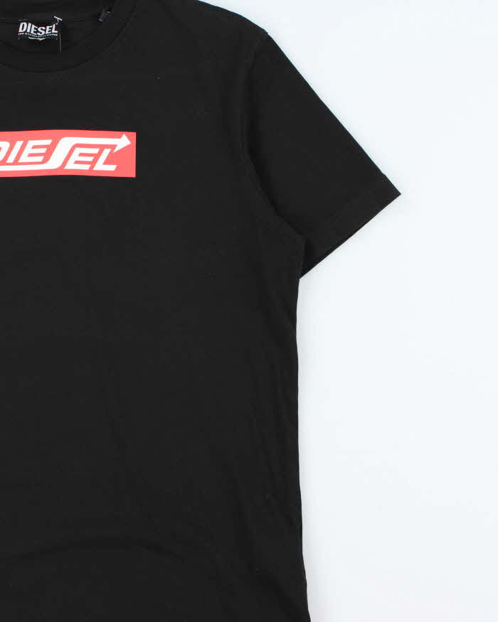 Vintage Diesel Box Logo Crewneck T-Shirt - L