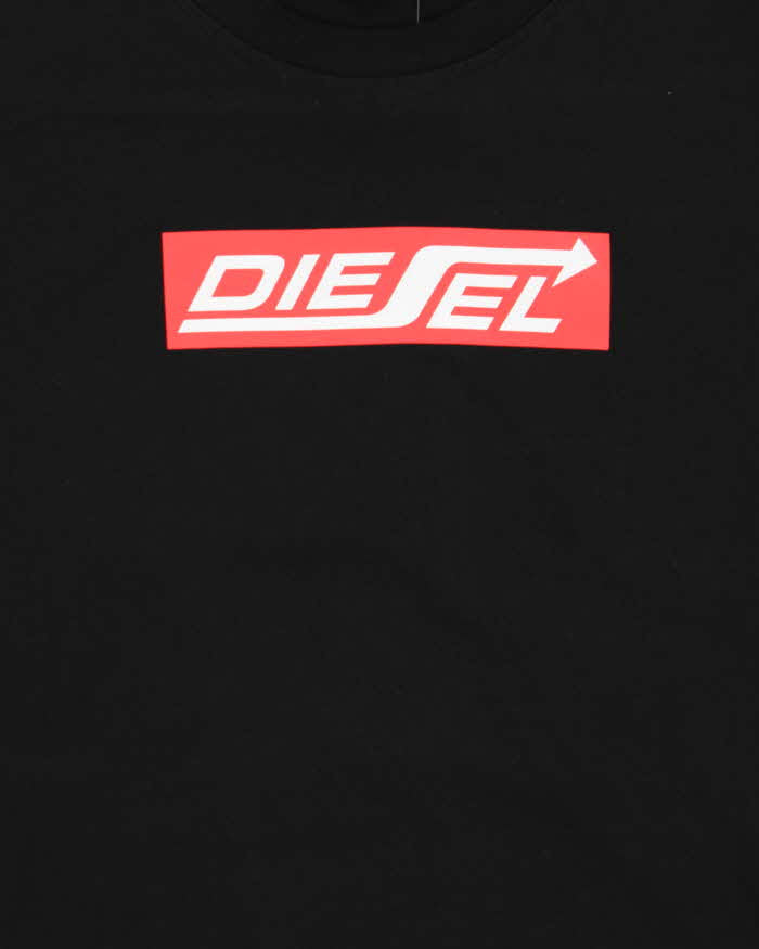 Vintage Diesel Box Logo Crewneck T-Shirt - L