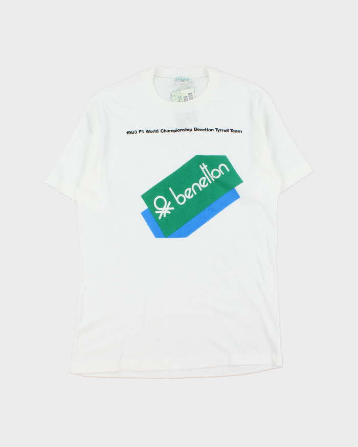DSWT 1980s Benetton F1 World Championships Crewneck T-shirt - M