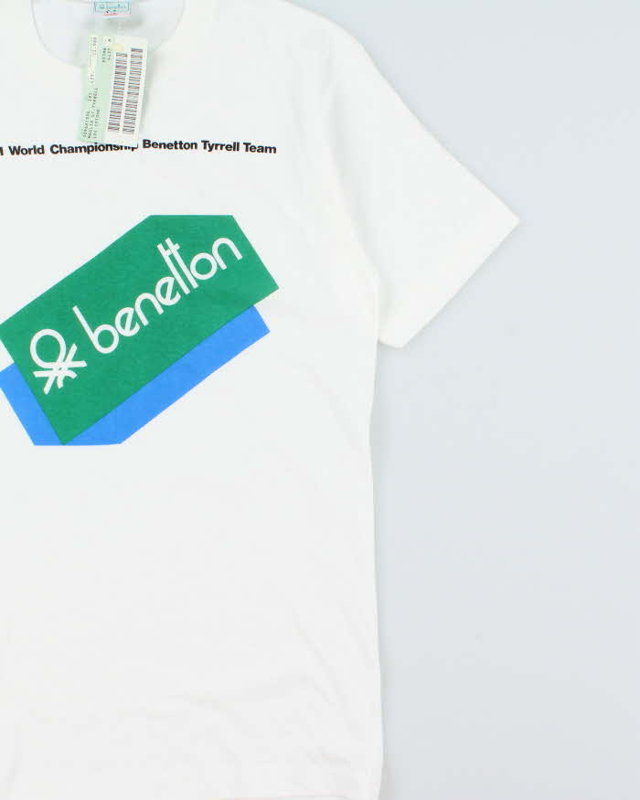 DSWT 1980s Benetton F1 World Championships Crewneck T-shirt - M