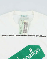 DSWT 1980s Benetton F1 World Championships Crewneck T-shirt - M