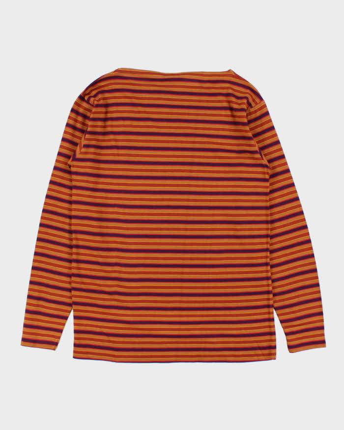DSWT 1980s Benetton Stripe Long Sleeve T-shirt - M