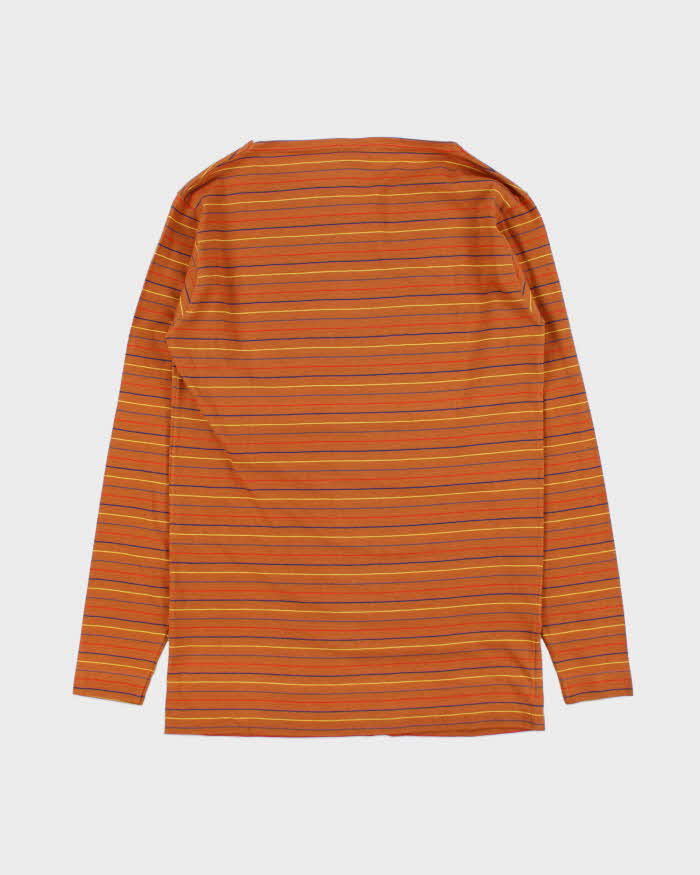 DSWT 1980s Benetton Stripe Long Sleeve T-shirt - M