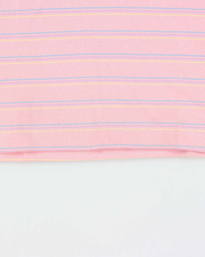 DSWT 1980s Benetton Stripe Thick Cotton T-shirt - L