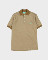 DSWT 1980s Benetton Stripe Polo Shirt - S