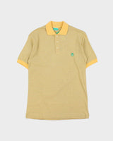 DSWT 1980s Benetton Stripe Polo Shirt - S