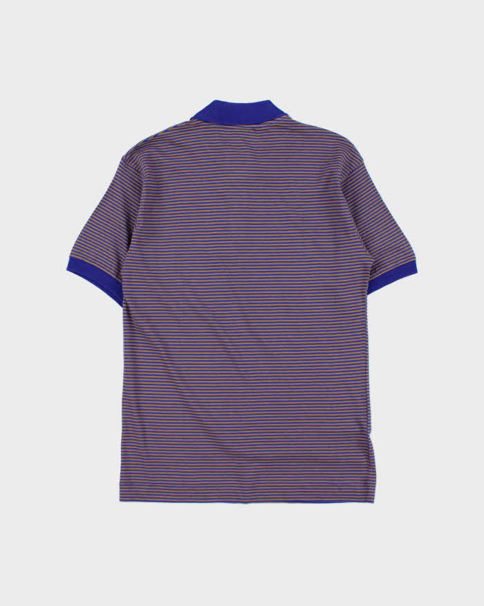DSWT 1980s Benetton Stripe Polo Shirt - S