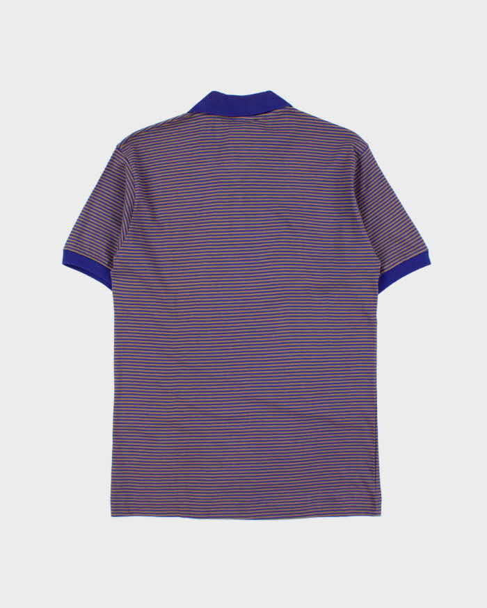 DSWT 1980s Benetton Stripe Polo Shirt - M
