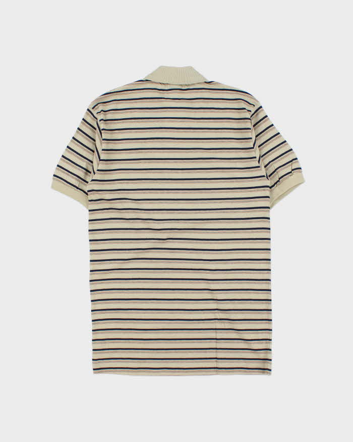 DSWT 1980s Benetton Stripe Polo Shirt - S