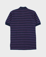 DSWT 1980s Benetton Stripe Polo Shirt - M