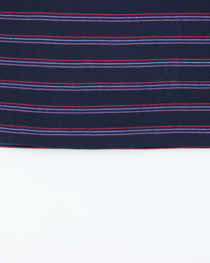 DSWT 1980s Benetton Stripe Polo Shirt - M
